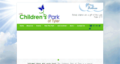 Desktop Screenshot of childrensparktyler.com