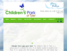 Tablet Screenshot of childrensparktyler.com